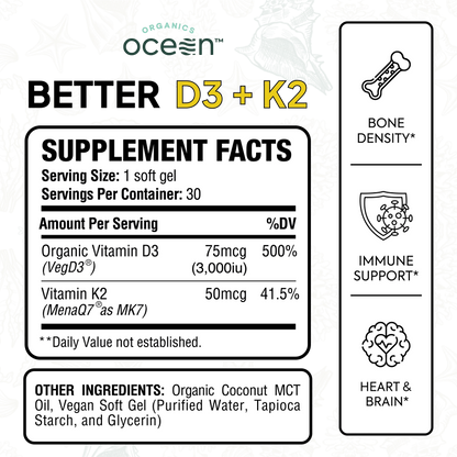 Better D3 + K2